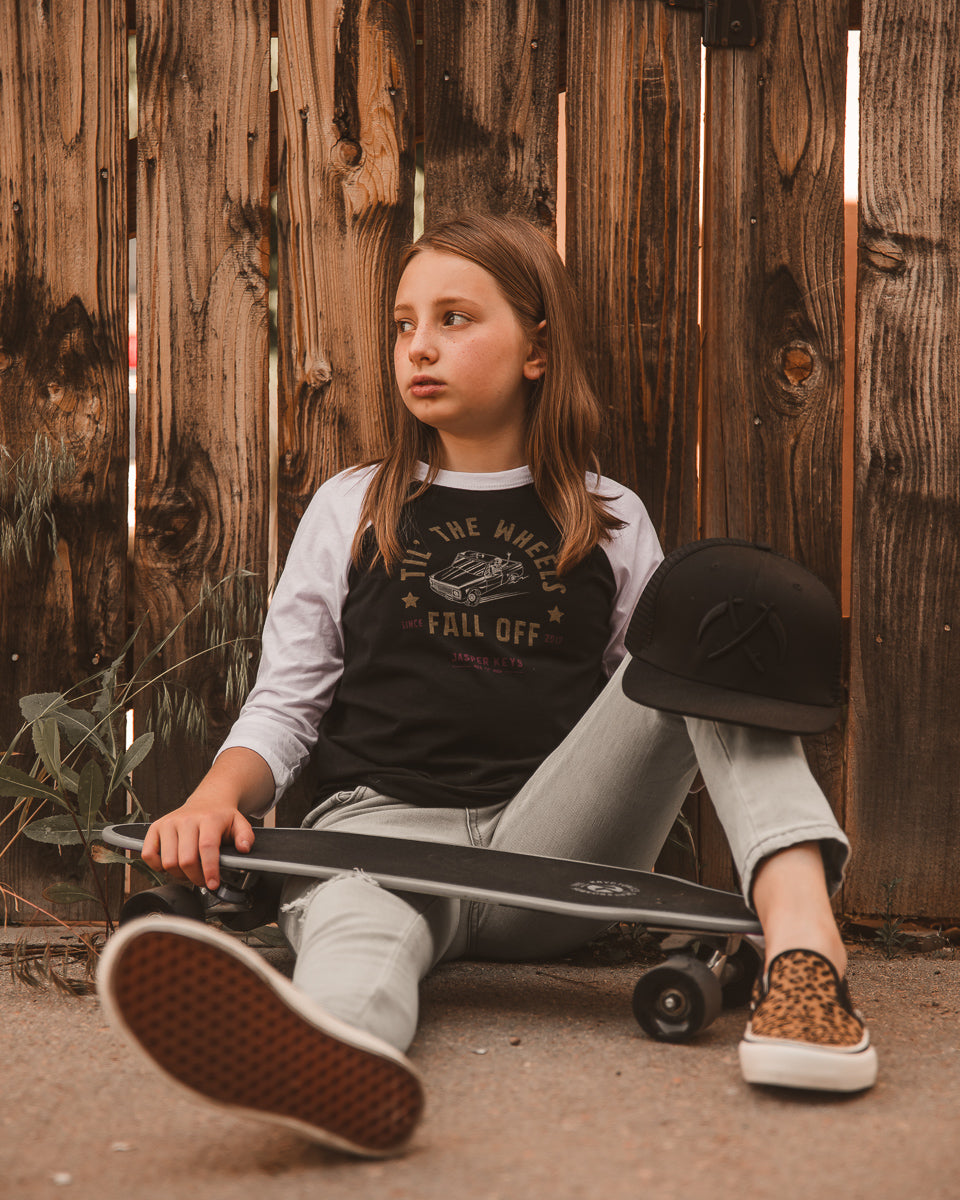 Til' The Wheels Fall Off Kid's Tee