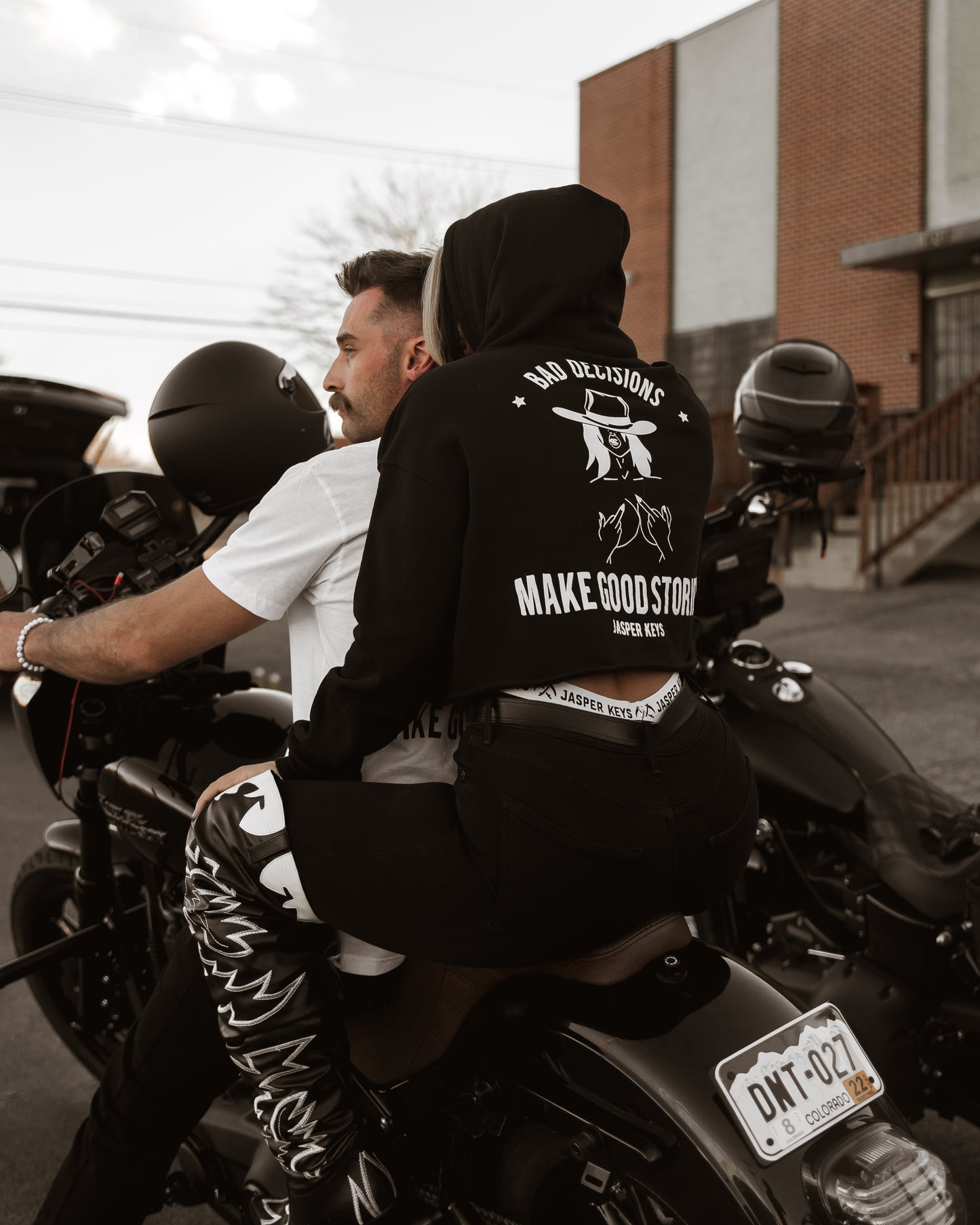 Bad Decisions Crop Hoodie